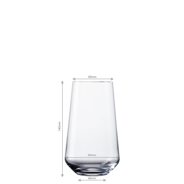 Sklenice Tumbler 500 ml sada 4 ks - Century Glas Lunasol META Glass