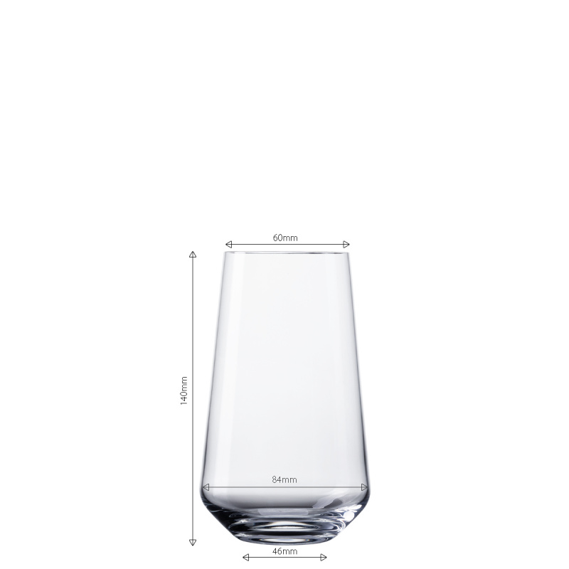 Sklenice Tumbler 500 ml sada 4 ks - Century Glas Lunasol META Glass