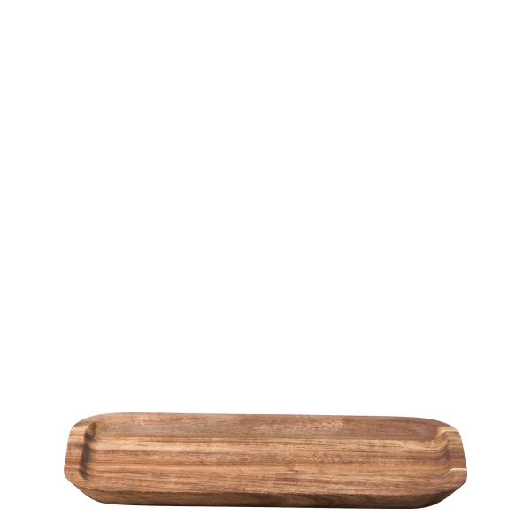Podnos obdélníkový střední Akát 25 x 14 cm - FLOW Wooden