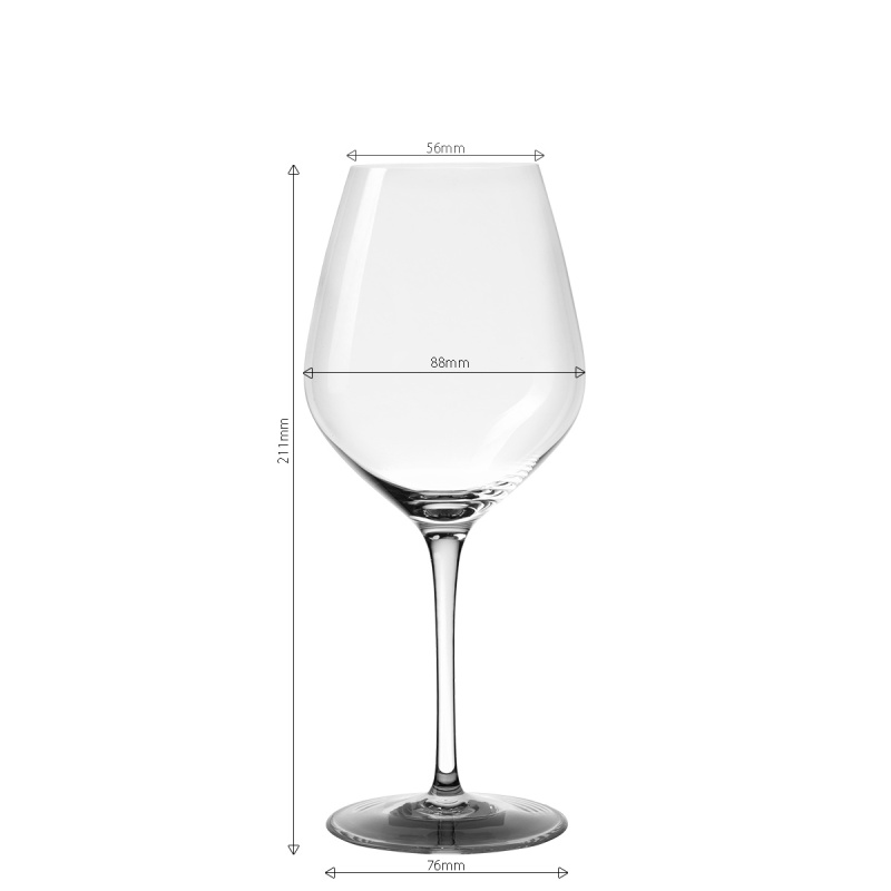 Sklenice na bílé víno 430 ml sada 6 ks - Optima Glas Lunasol