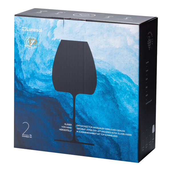 Sklenice na červené víno New World 765 ml set 2 ks – Green Wave Platinum Line