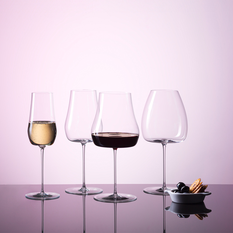 Sklenice na červené víno New World 765 ml set 2 ks – Green Wave Platinum Line
