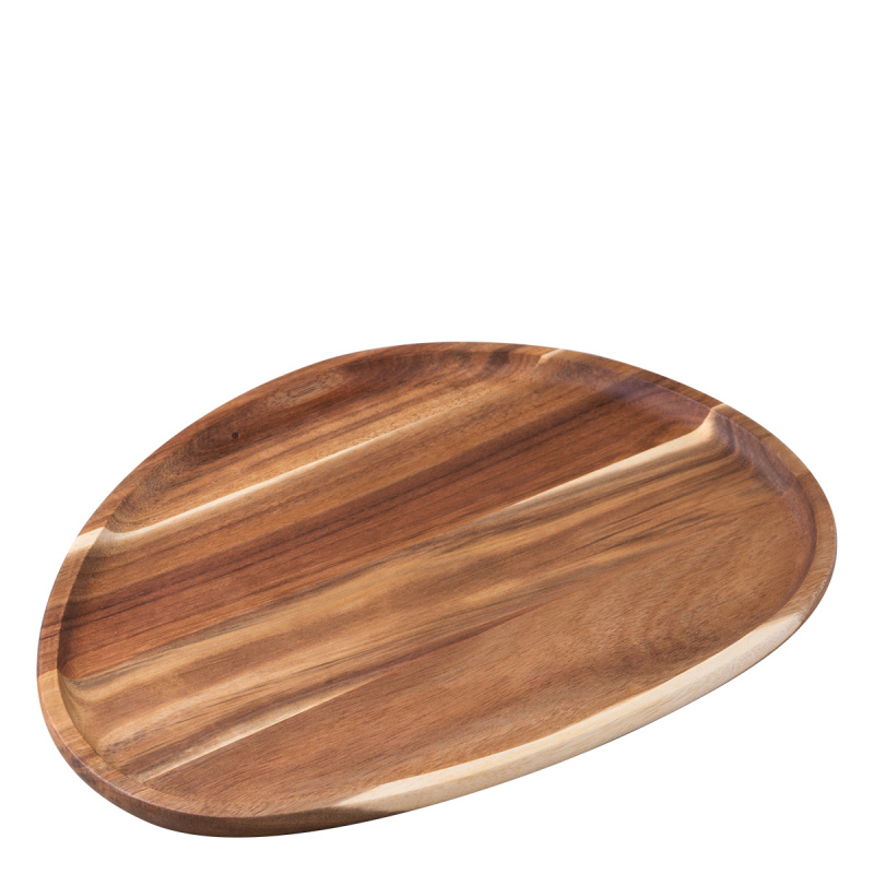 Podnos Triangle Akát 35 x 25 cm - FLOW Wooden