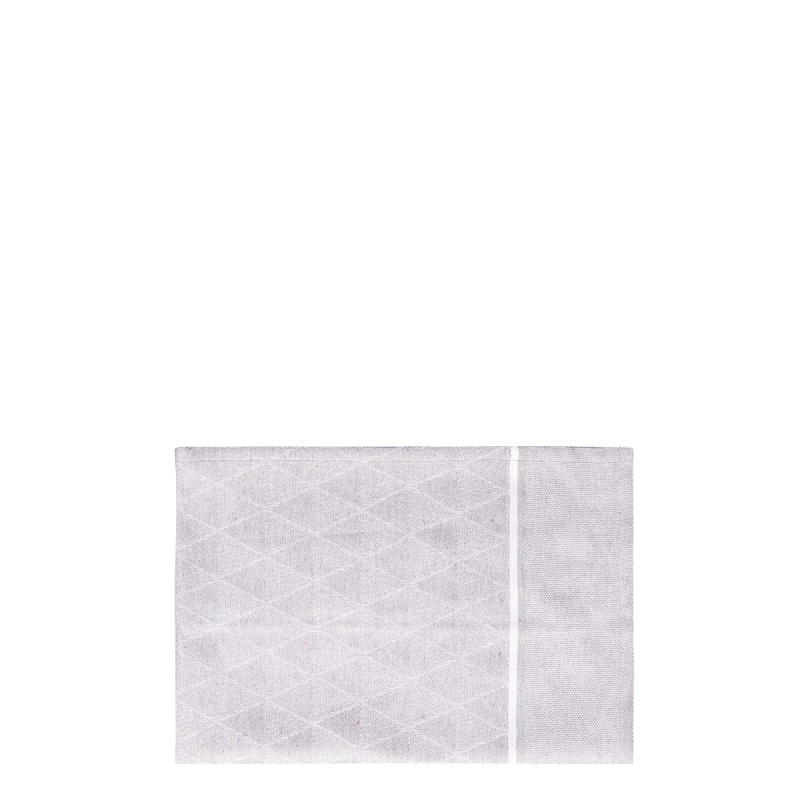 Světle šedá kuchyňská utěrka 50 x 70 cm 2 ks – Basic Ambiente