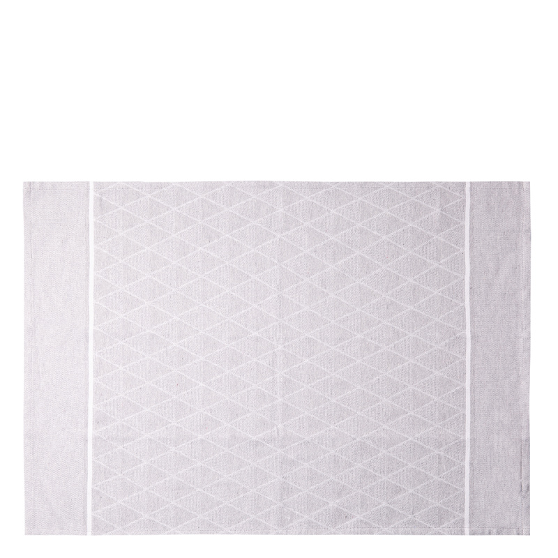 Světle šedá kuchyňská utěrka 50 x 70 cm 2 ks – Basic Ambiente