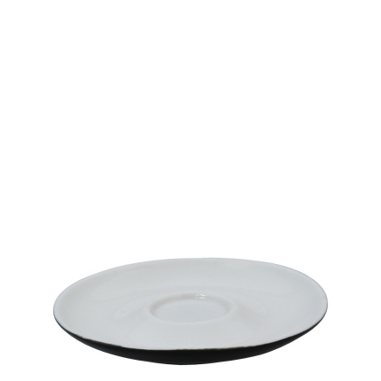 Podšálek na espresso černý 12,5 cm – RGB