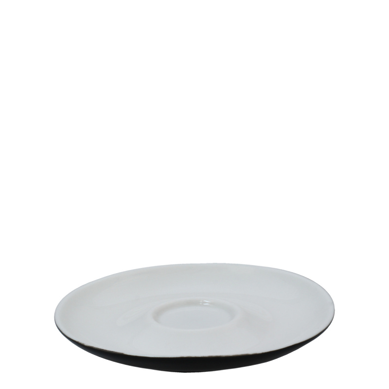 Podšálek na espresso černý 12,5 cm – RGB