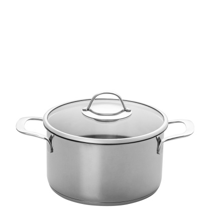 Hrnec se skleněnou poklicí ø 22 cm | Orion Inox