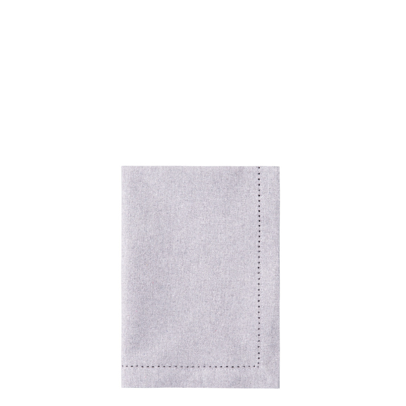 Světle šedé bavlněné prostírání 32 x 48 cm 2 ks – Basic Ambiente