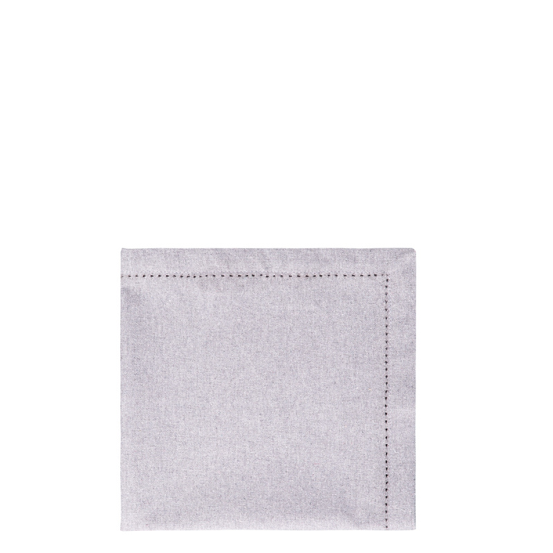Světle šedé bavlněné ubrousky 45 x 45 cm 2 ks – Basic Ambiente
