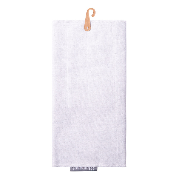 Šedý bavlněný pytlík na uskladnění příborů 52 x 26 cm - Basic Ambiente