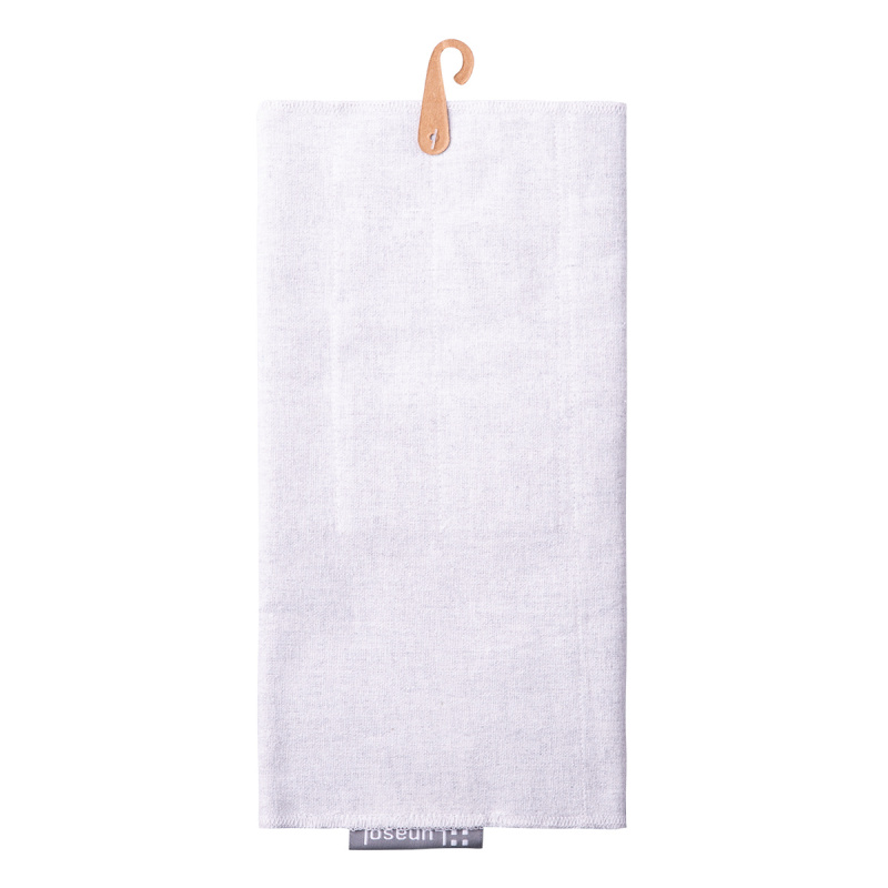 Šedý bavlněný pytlík na uskladnění příborů 52 x 26 cm - Basic Ambiente