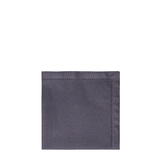 Ocelově šedé bavlněné ubrousky 45 x 45 cm 2 ks – Basic Ambiente