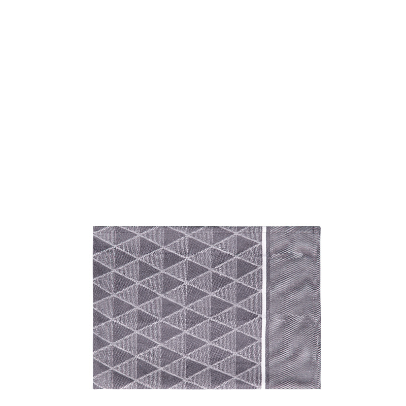 Ocelově šedá kuchyňská utěrka 50 x 70 cm 2 ks – Basic Ambiente