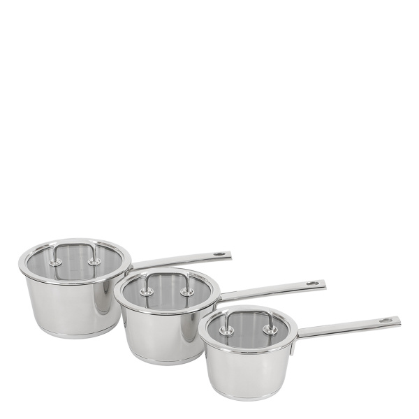 Sada rendlíků 3 ks s poklicemi - Merkur Master Chef Lunasol