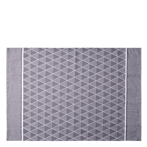 Ocelově šedá kuchyňská utěrka 50 x 70 cm 2 ks – Basic Ambiente