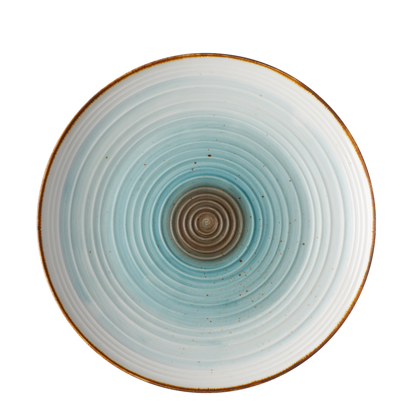 Mělký talíř Gaya Coupe Spiral Rustico 28 cm