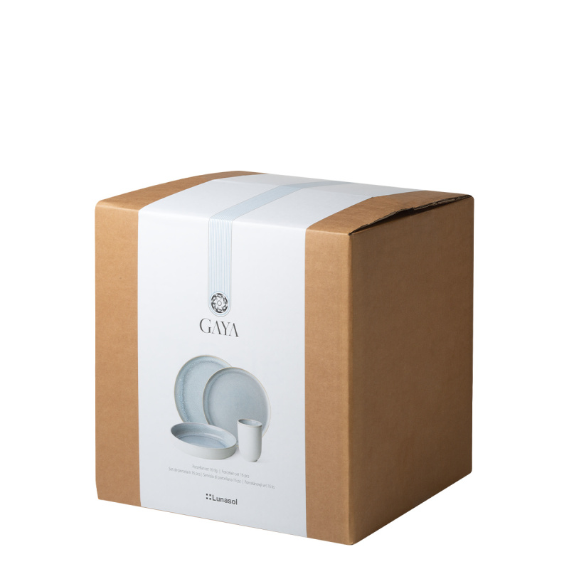 Porcelánová sada 16 ks - Gaya Atelier Glacial Ice