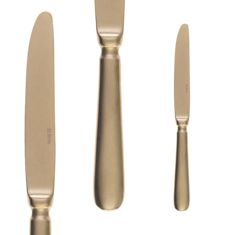 Příborová sada 30 ks - Baguette Vintage PVD Champagne Stone Wash