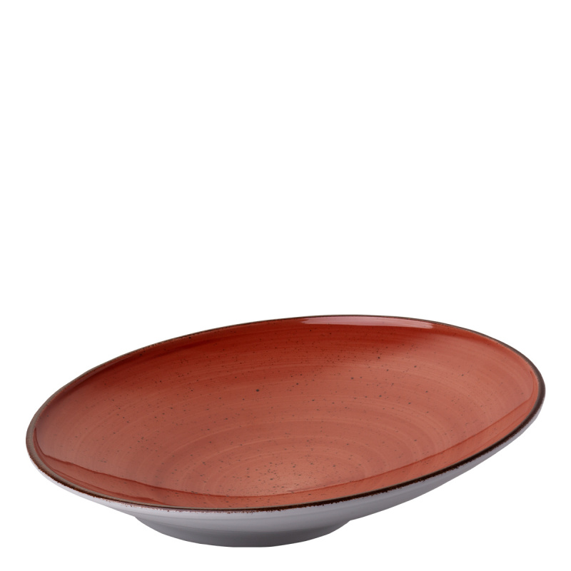 Talíř na těstoviny Curve 30 cm červený - Hotel Inn Chic barevný