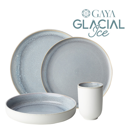 Porcelánová sada 16 ks - Gaya Atelier Glacial Ice