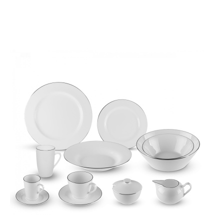 Porcelánová sada 52 ks - Premium Platinum Line