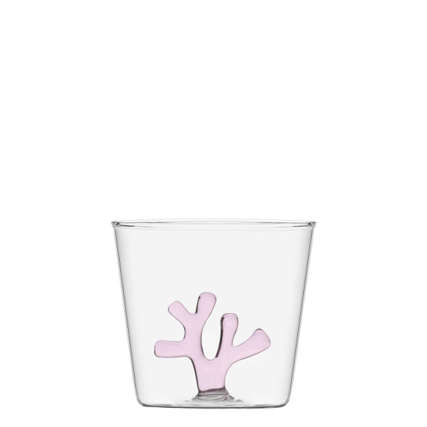 Sklenice s růžovým korálem 350 ml