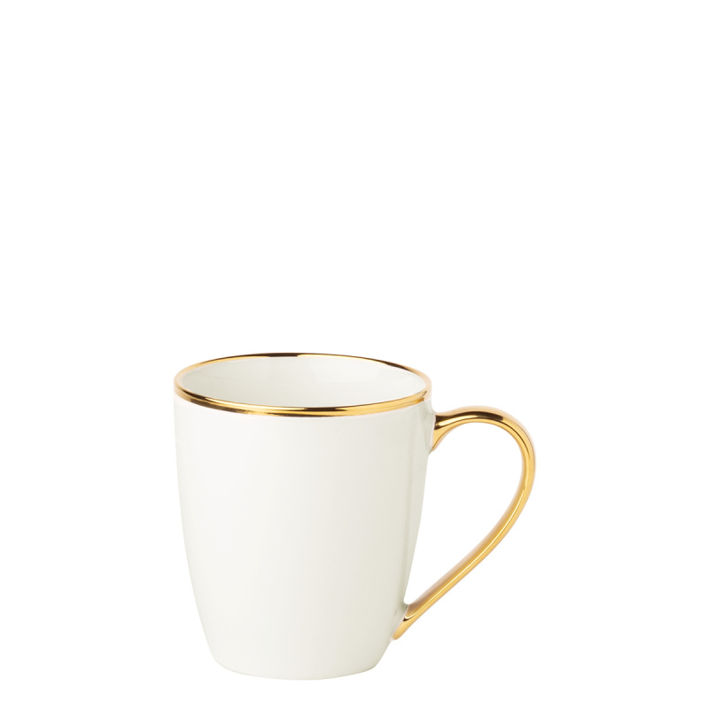 Mug 360ml, Set 2-tlg. – FLOW Lunasol mit Gold-Rand