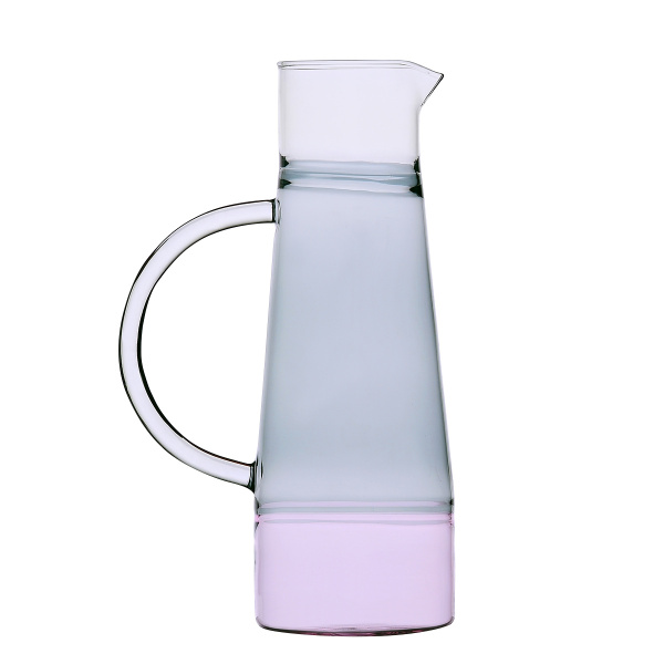 Džbán růžová/kouřová/průhledná 1,5 l - Ichendorf