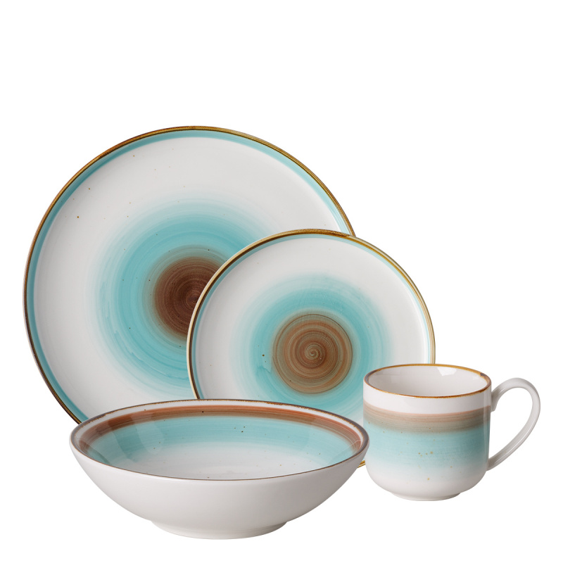 Porcelánová sada 16 ks - Gaya RGB Rustico Lunasol