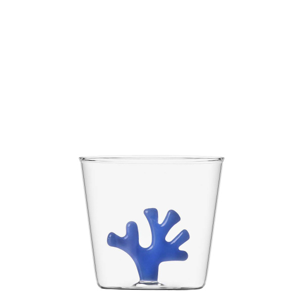 Sklenice s modrým korálem 350 ml