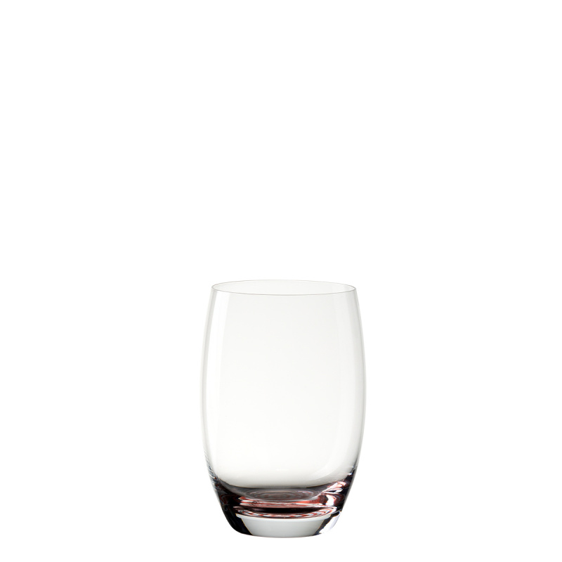 Sklenice tumbler 460 ml s červeným spirálovým dnem 6 ks - Optima Glas Lunasol