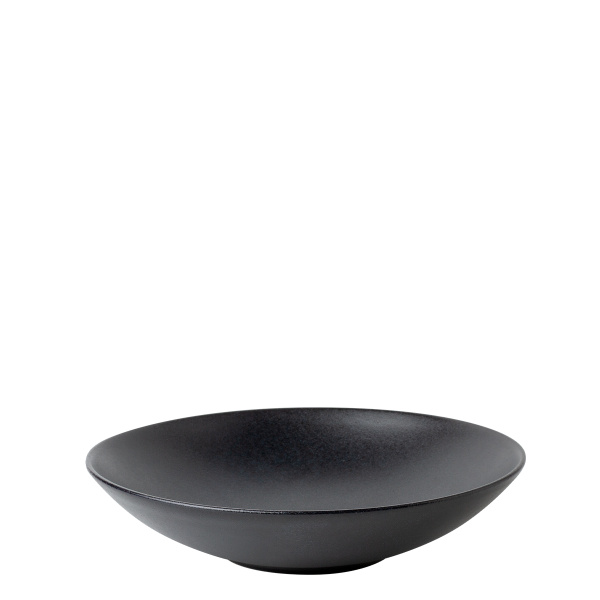 Hluboký talíř 21,5 cm 4 ks - Basic černý matný