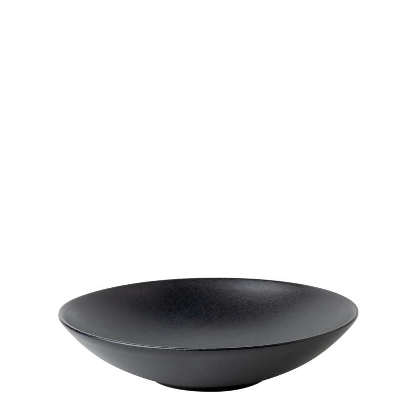 Hluboký talíř 21,5 cm 4 ks - Basic černý matný