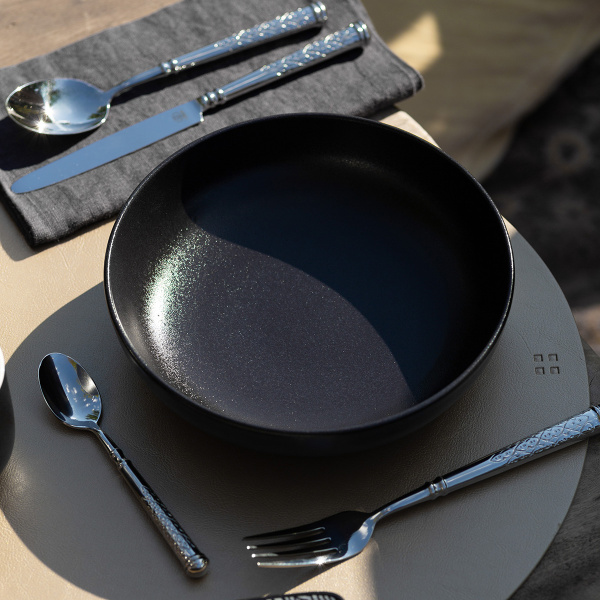 Talíř hluboký U-Coupe 21 cm — Basic černý matný