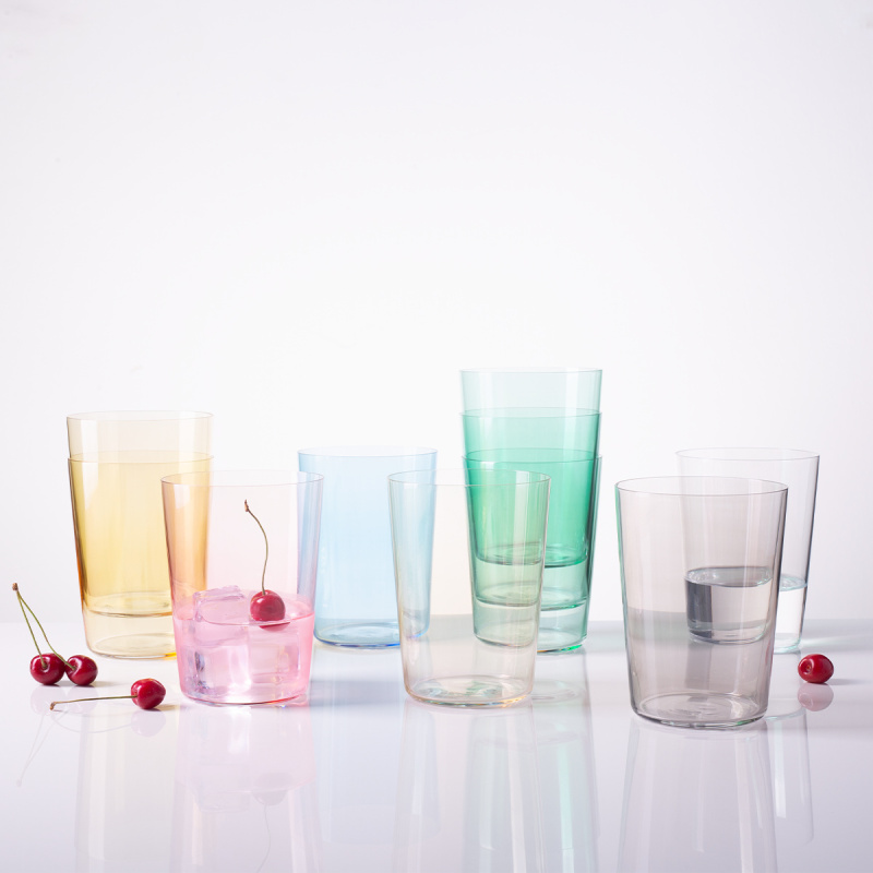 Sklenice Tumbler béžové 515 ml sada 6 ks – 21st Century Glas Lunasol META Glass