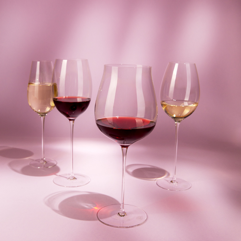 Sklenice na červené víno 450 ml sada 2 ks - FLOW Glas Platinum Line