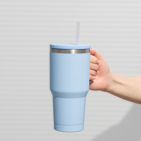 Termohrnek To Go Cup by Sola - světle modrý matný