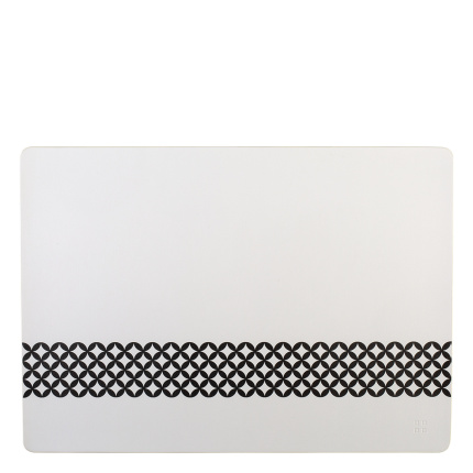 Černobílé prostírání PVC - Elements Ambiente Graphic