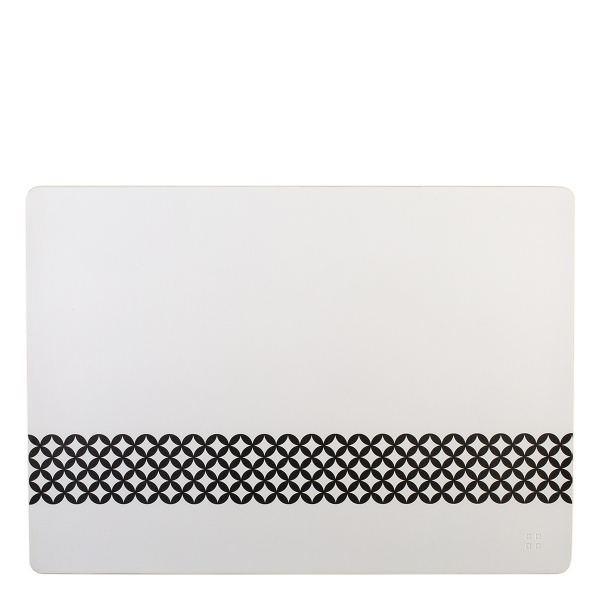 Černobílé prostírání PVC - Elements Ambiente Graphic