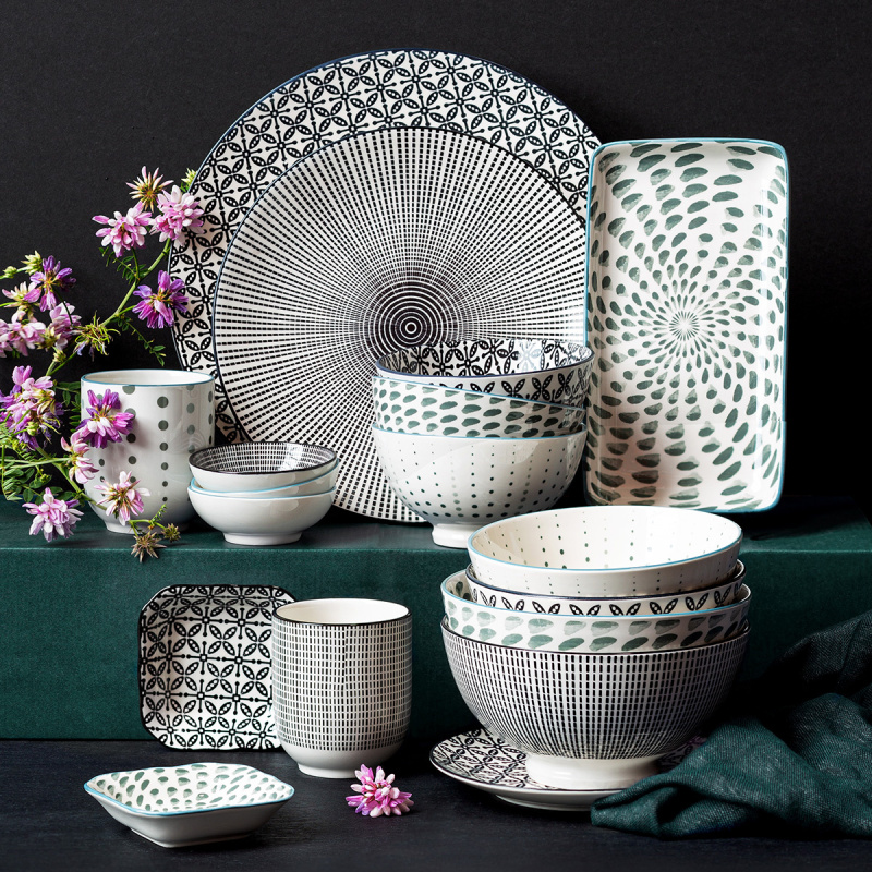Porcelánová sada 24 ks – Elements Asia Fire