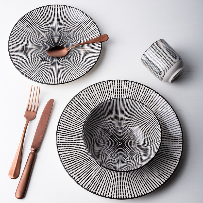 Porcelánová sada 24 ks – Elements Asia Fire