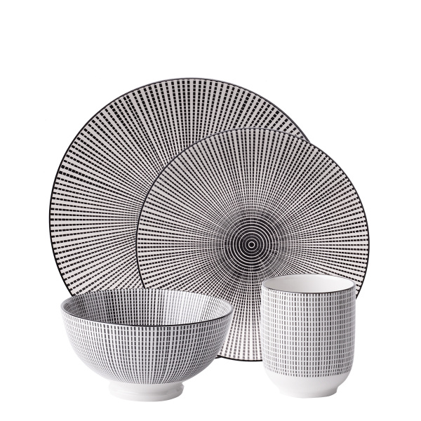 Porcelánová sada 24 ks – Elements Asia Fire