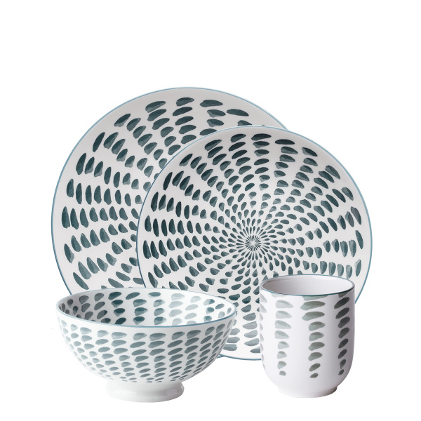 Porcelánová sada 24 ks – Elements Asia Water