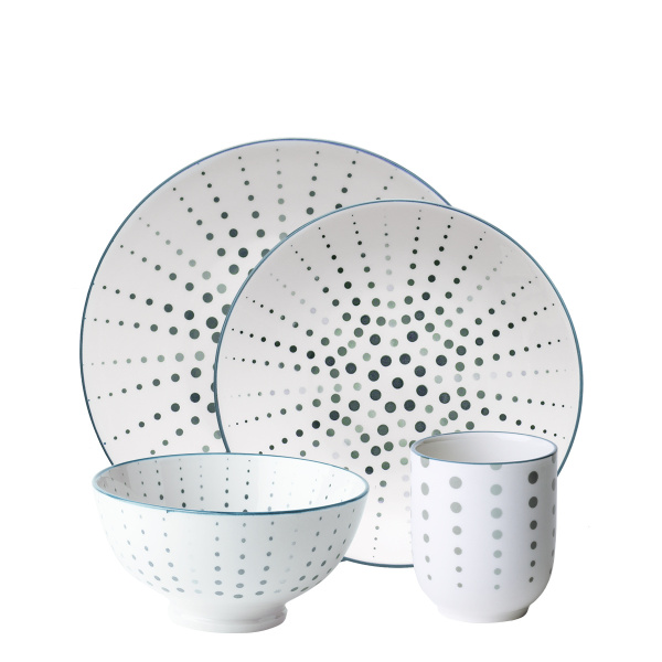 Porcelánová sada 24 ks – Elements Asia Earth