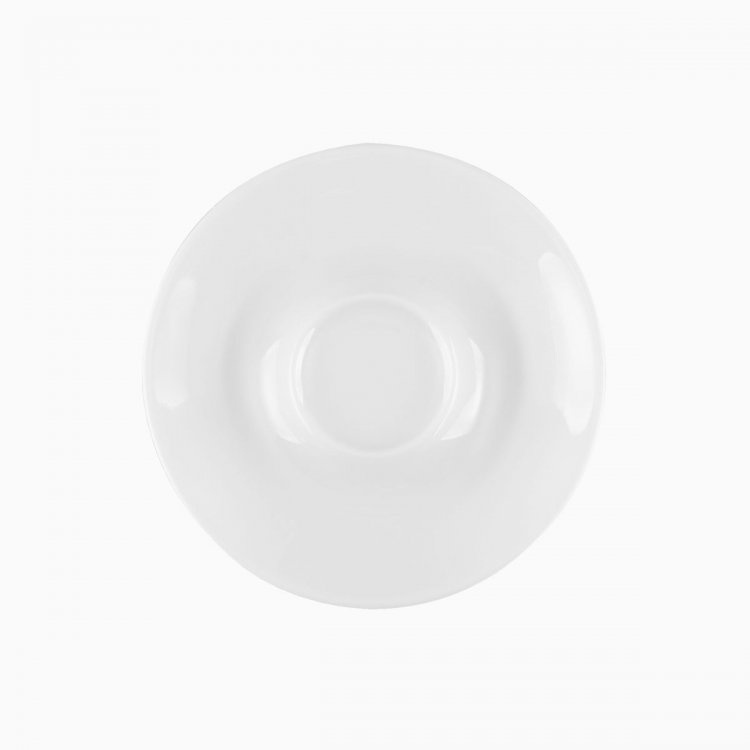 Lunasol - Kávový / čajový podšálek světle šedý 15 cm - RGB (451699)