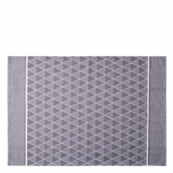Ocelově šedé kuchyňské utěrky 50 x 70 cm, 2 kusy - Basic Ambiente