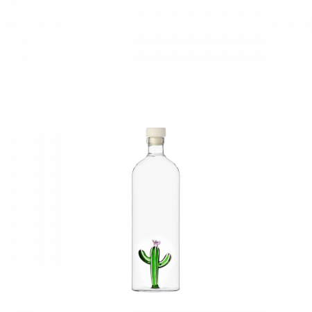 Láhev s uzávěrem se zeleným kaktusem 1,1 l