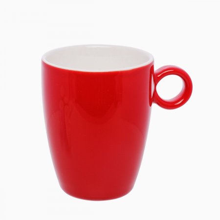 Kávový šálek vysoký červený 190 ml - RGB