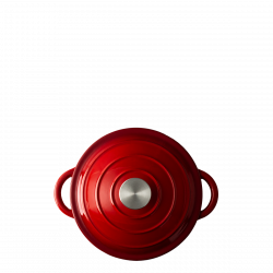Smaltovaný litinový hrnec červený ø 20 cm - Jupiter Lunasol